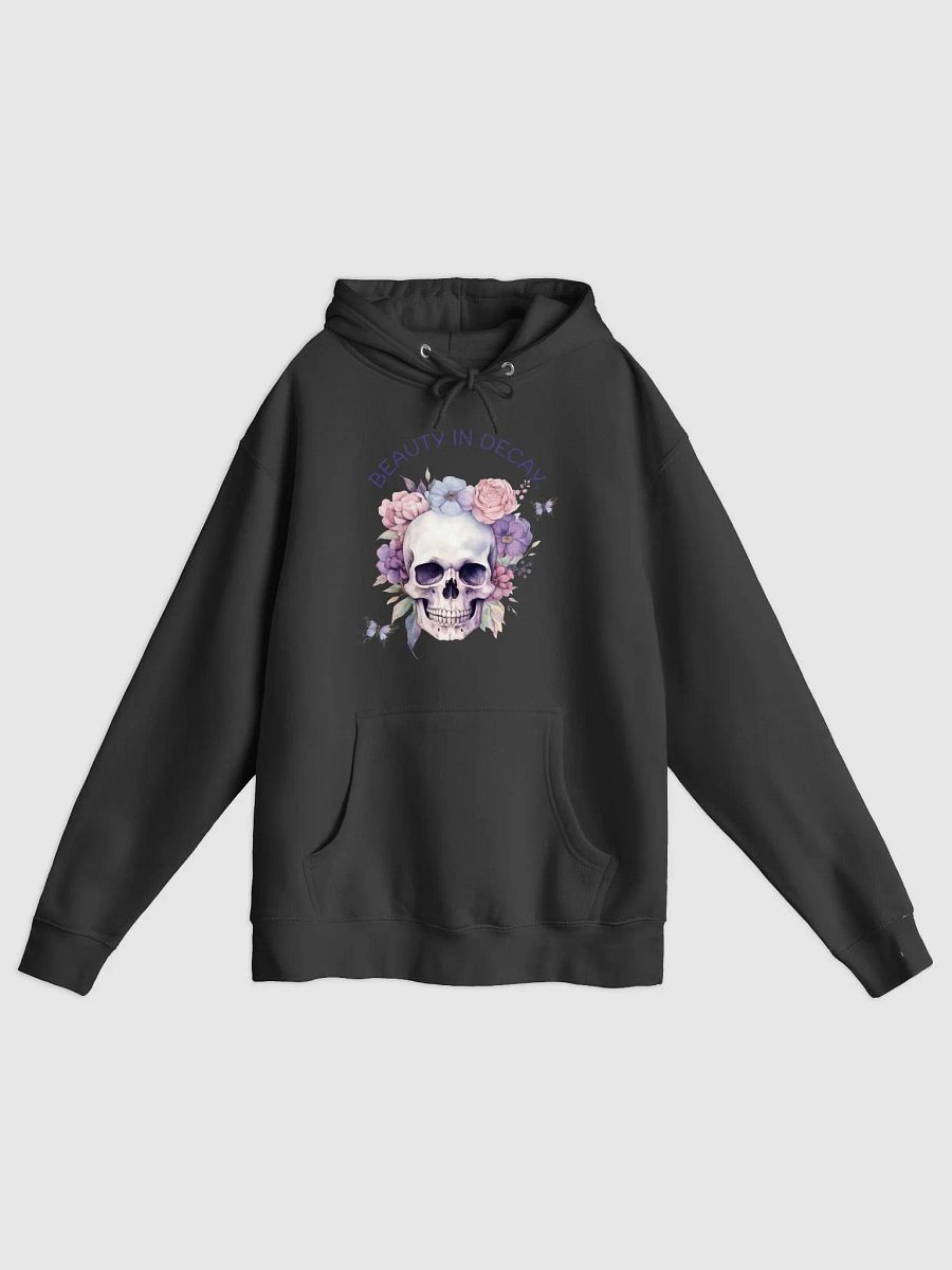 Decaying Beauty Floral Skull Hoodie product image (2)