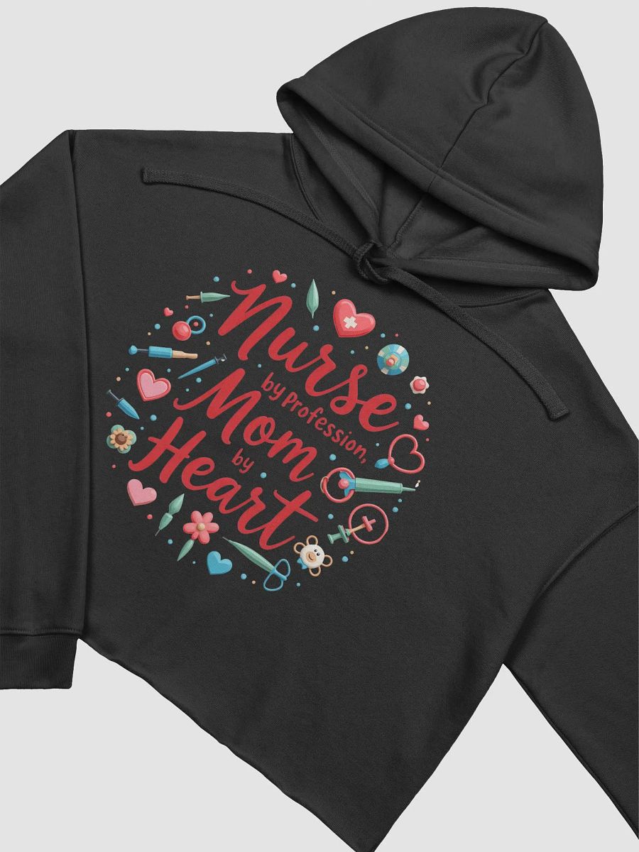 Mom Heartfelt Nurse Crop Hoodie product image (20)