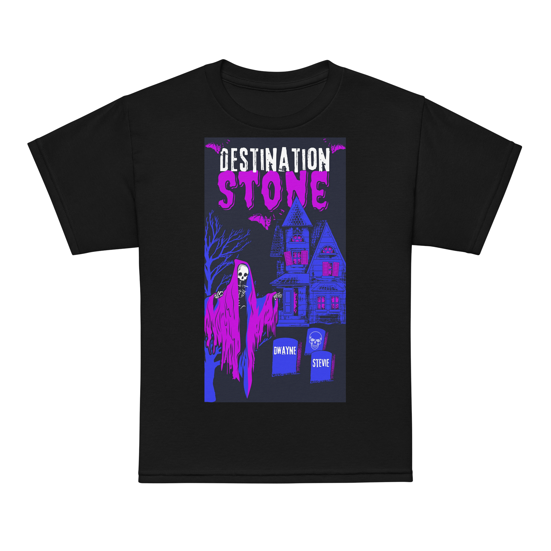 Destination Stone Haunted House Comic Youth T-Shirt product image (7)