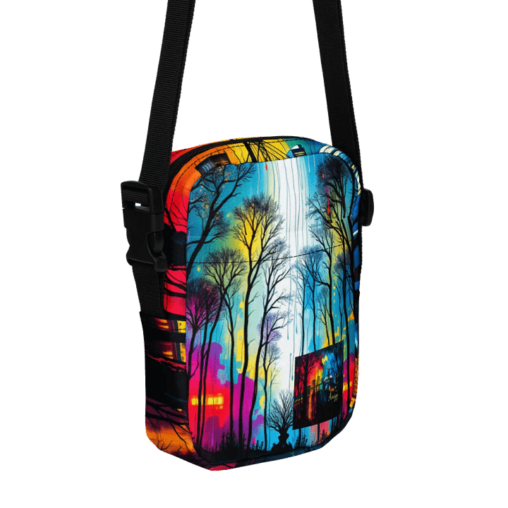 Vibrant Cityscape Adventure Crossbody Bag product image (1)