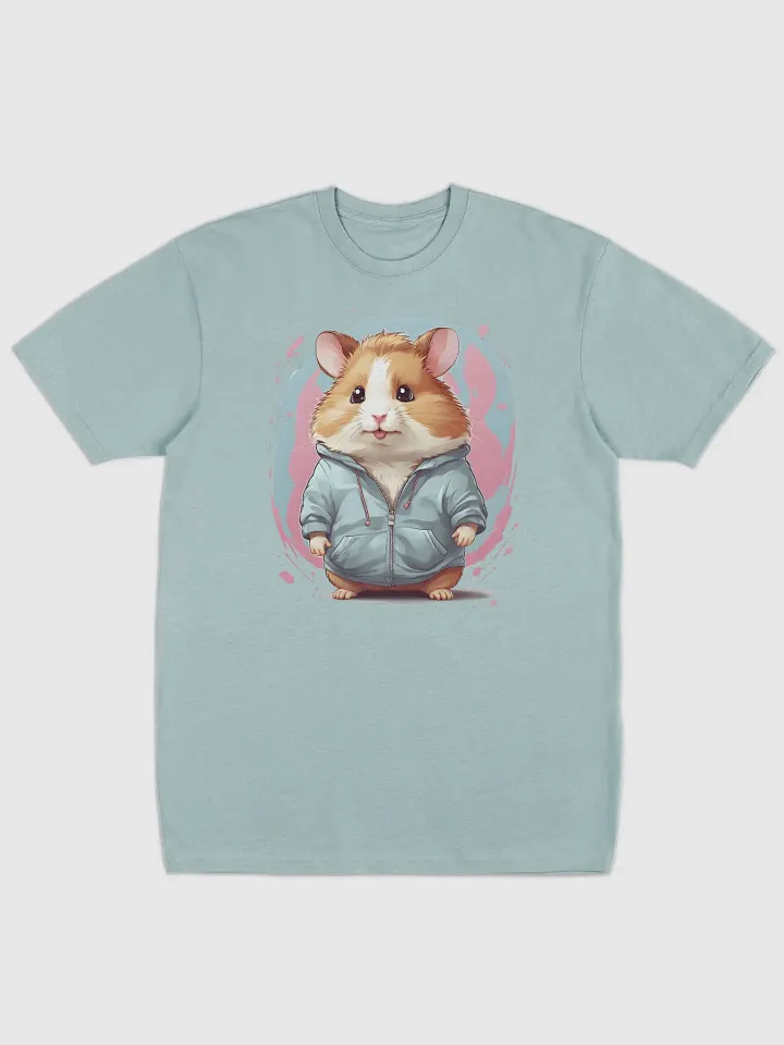 Whimsical Hamster Hoodie Illustration Tee product image (4)