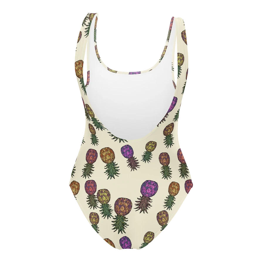 Upside-down Pineapple Swinger Pineapples Print Color Mix one-piece swimsuit product image (13)