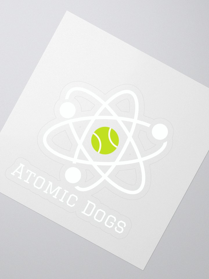 Atomic Dogs Flyball Club Logo Stickers product image (2)