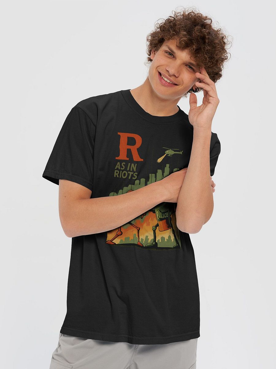 R as in riots t-shirt product image (9)