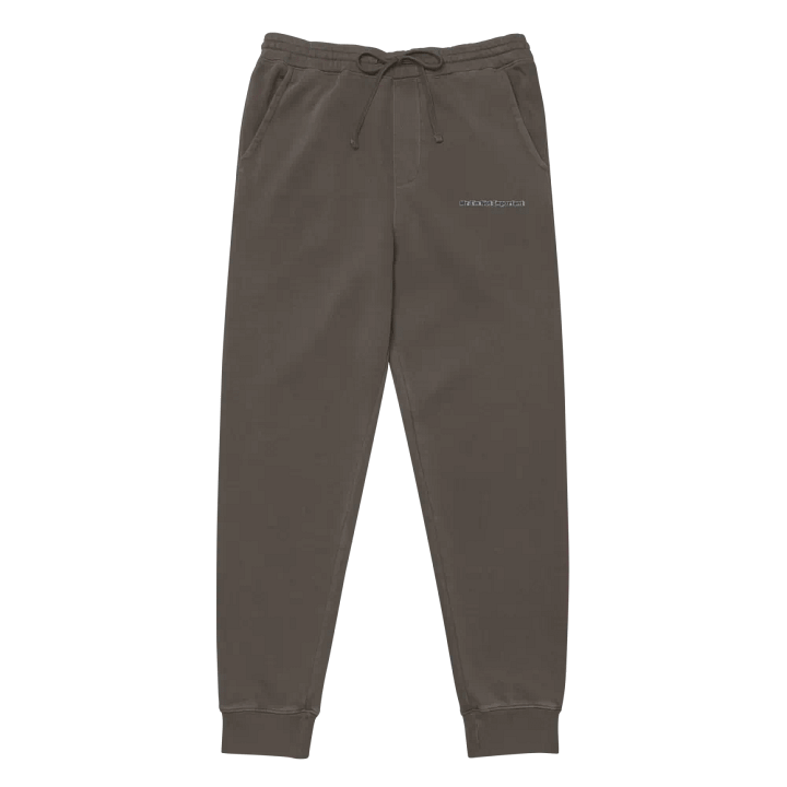 Pigment Dyed Joggers - Embroidered - Mr I'm Not Important product image (2)