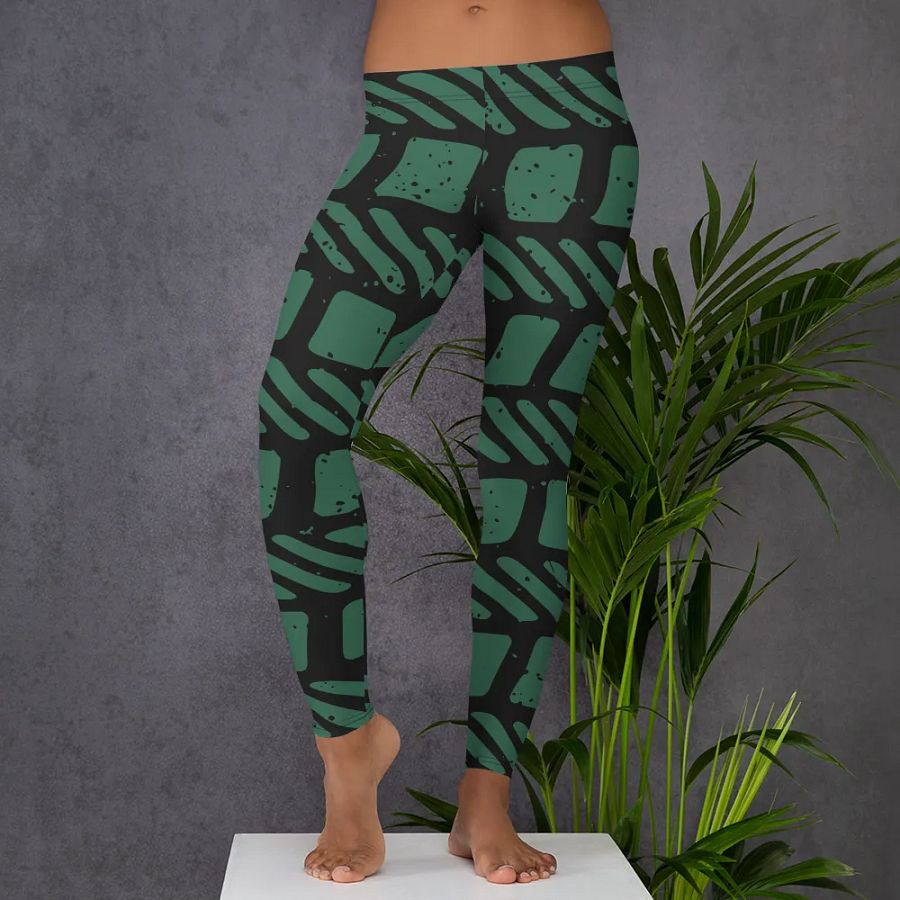 Geometric Tracks All-Over Leggings product image (5)