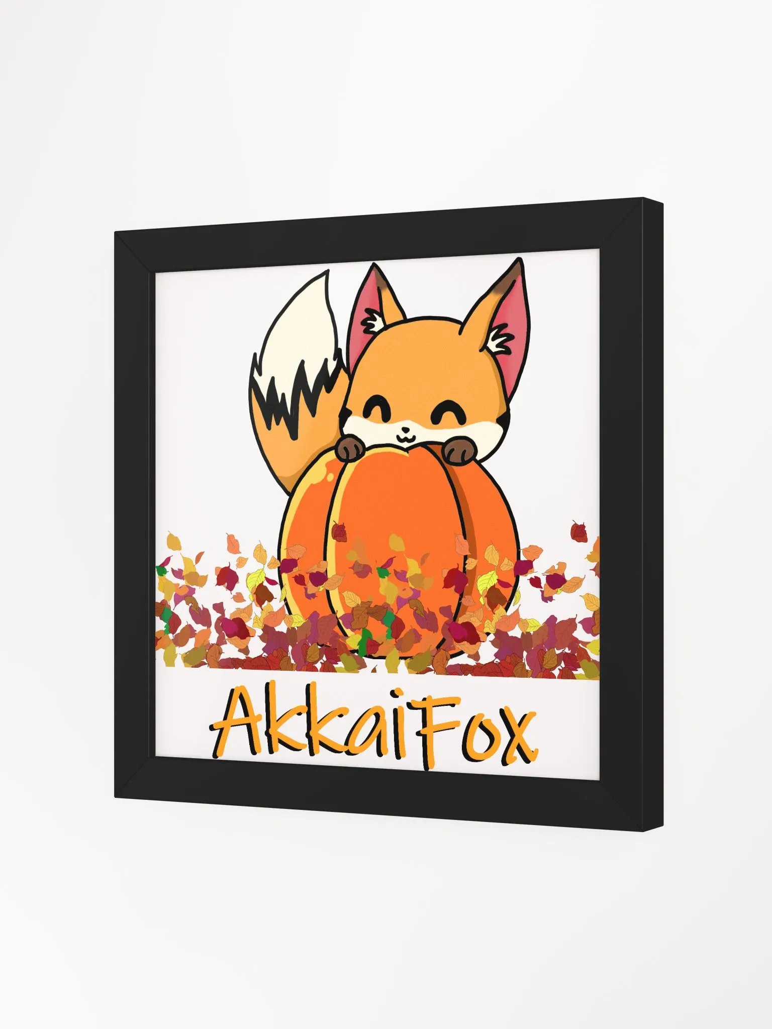 Fall - Framed Pumpkin Poster product image (2)