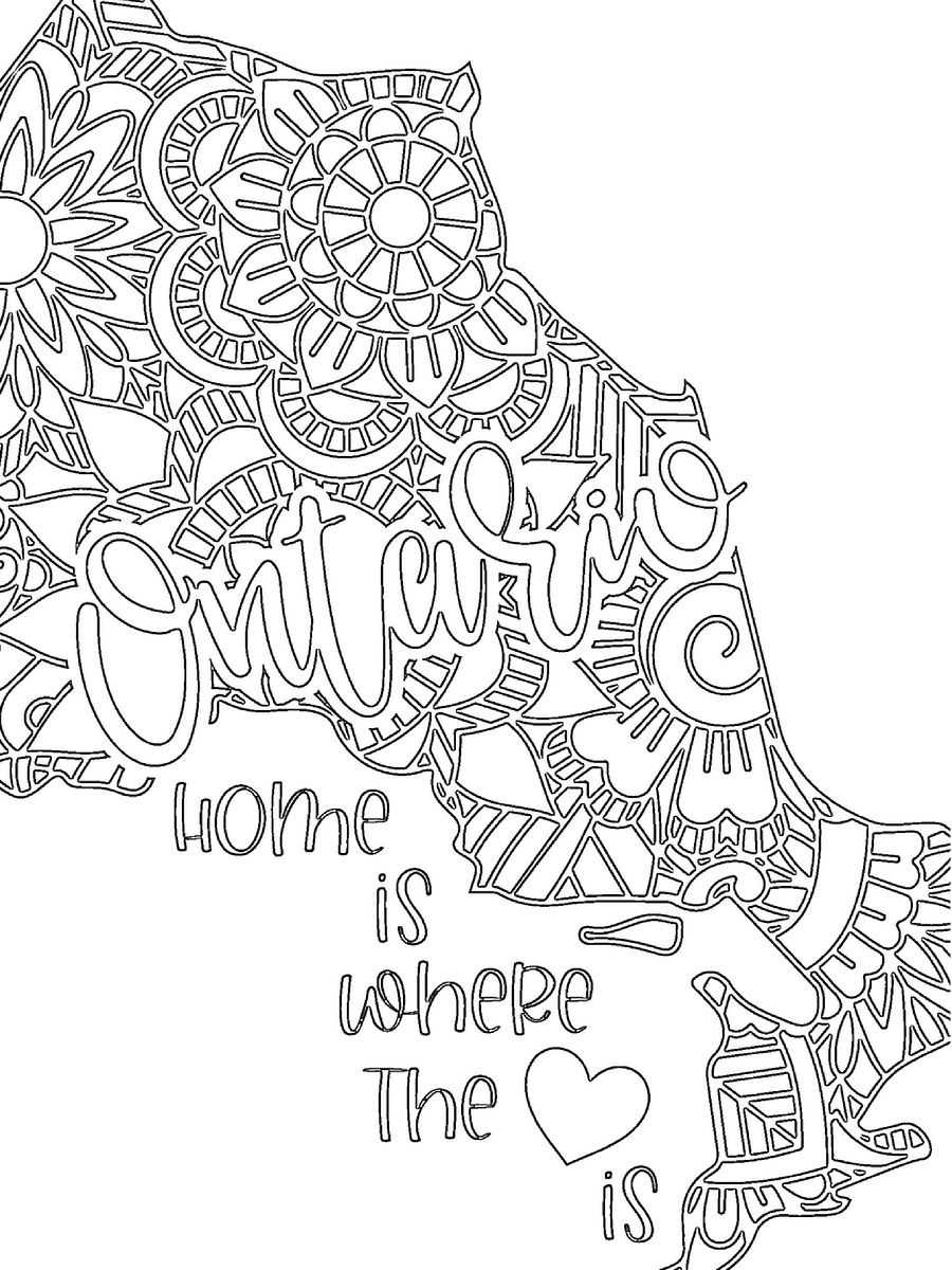 Fun Canadian Things to Color for Adults product image (8)