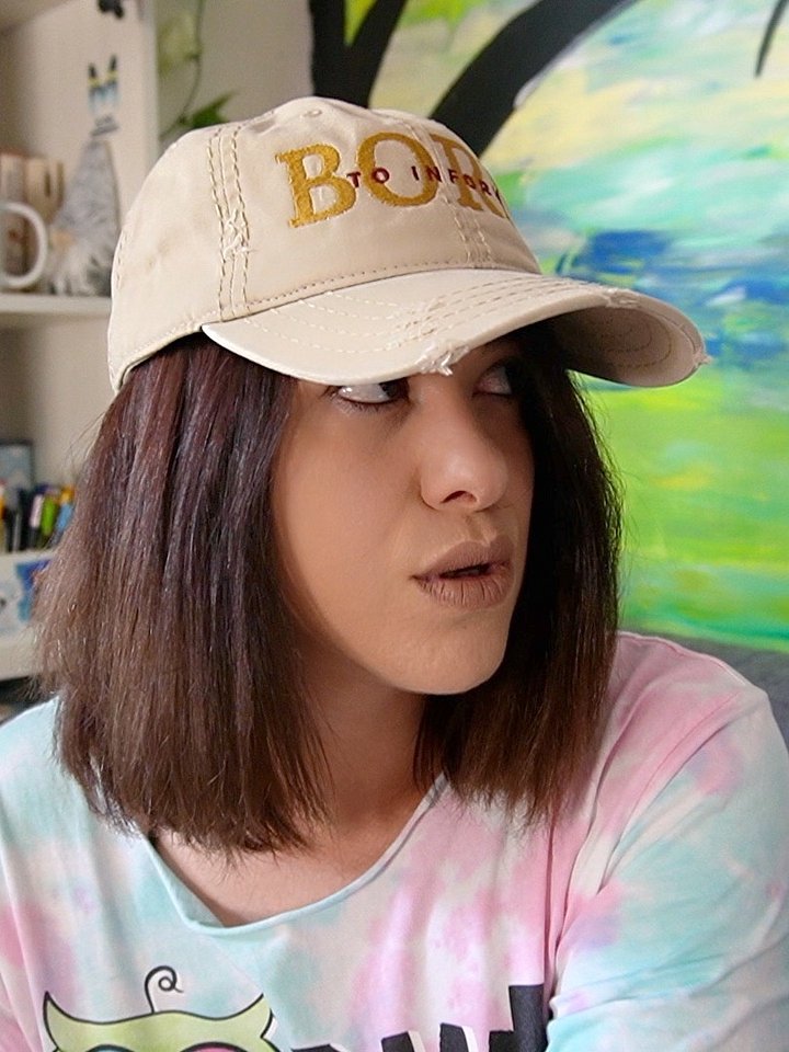 Born to Inform Manifestor Hat (Beige) product image (2)