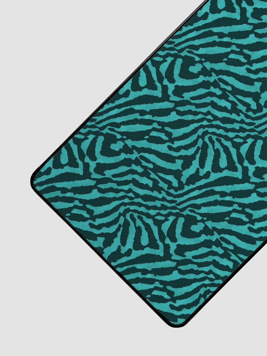 Teal Zebra Desk Mat product image (3)