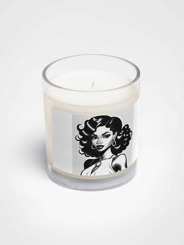 Curly Hair Cartoon Soy Wax Candle product image (2)