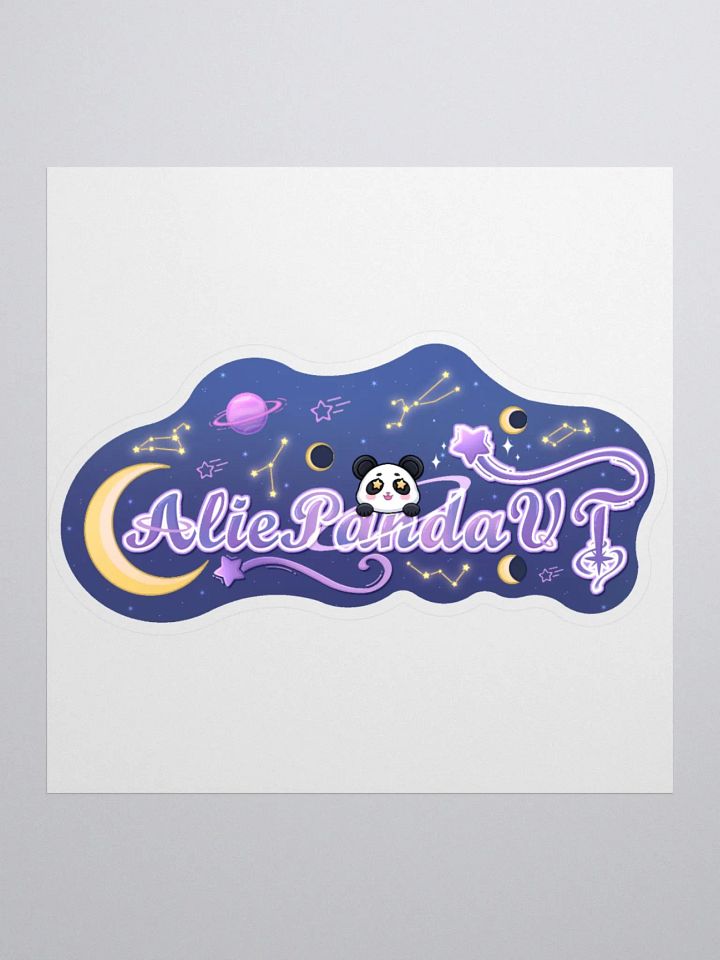 Cosmic Panda Kiss Cut Stickers product image (3)