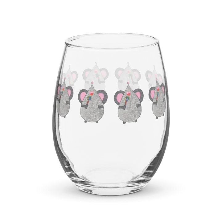Lollipop mouse Stemless Wine Glass product image (1)