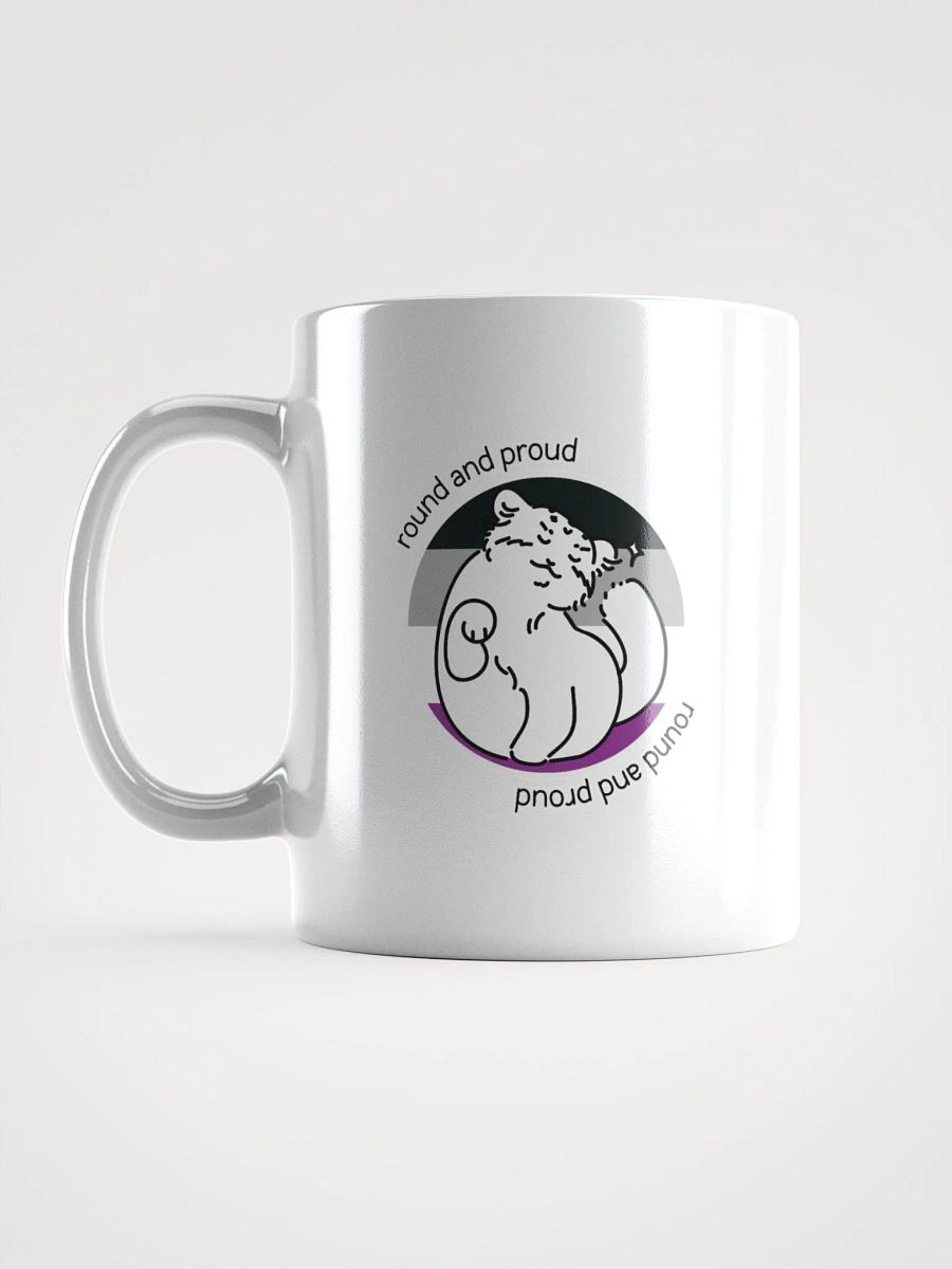 Round and Proud Manul Asexual Version - White Mug product image (16)