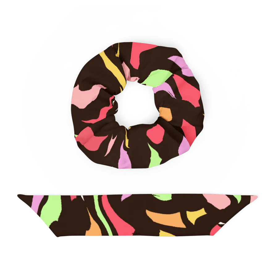 Vibrant Chaos All-Over Print Scrunchie product image (9)