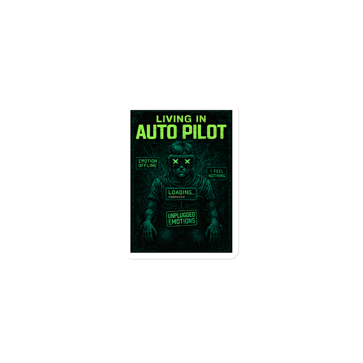 Living in Auto Pilot Magnets product image (1)
