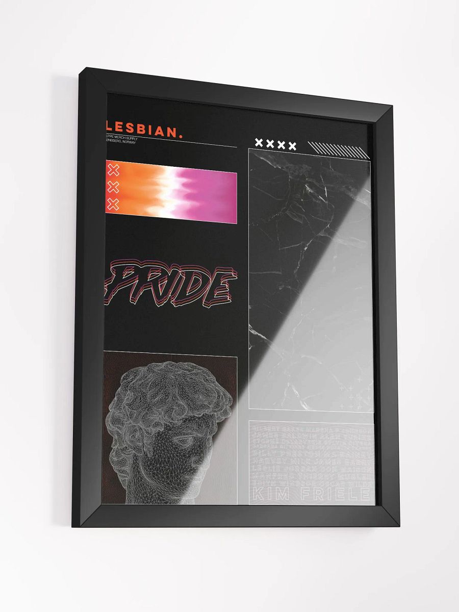 Lesbian Pride Framed Poster product image (14)