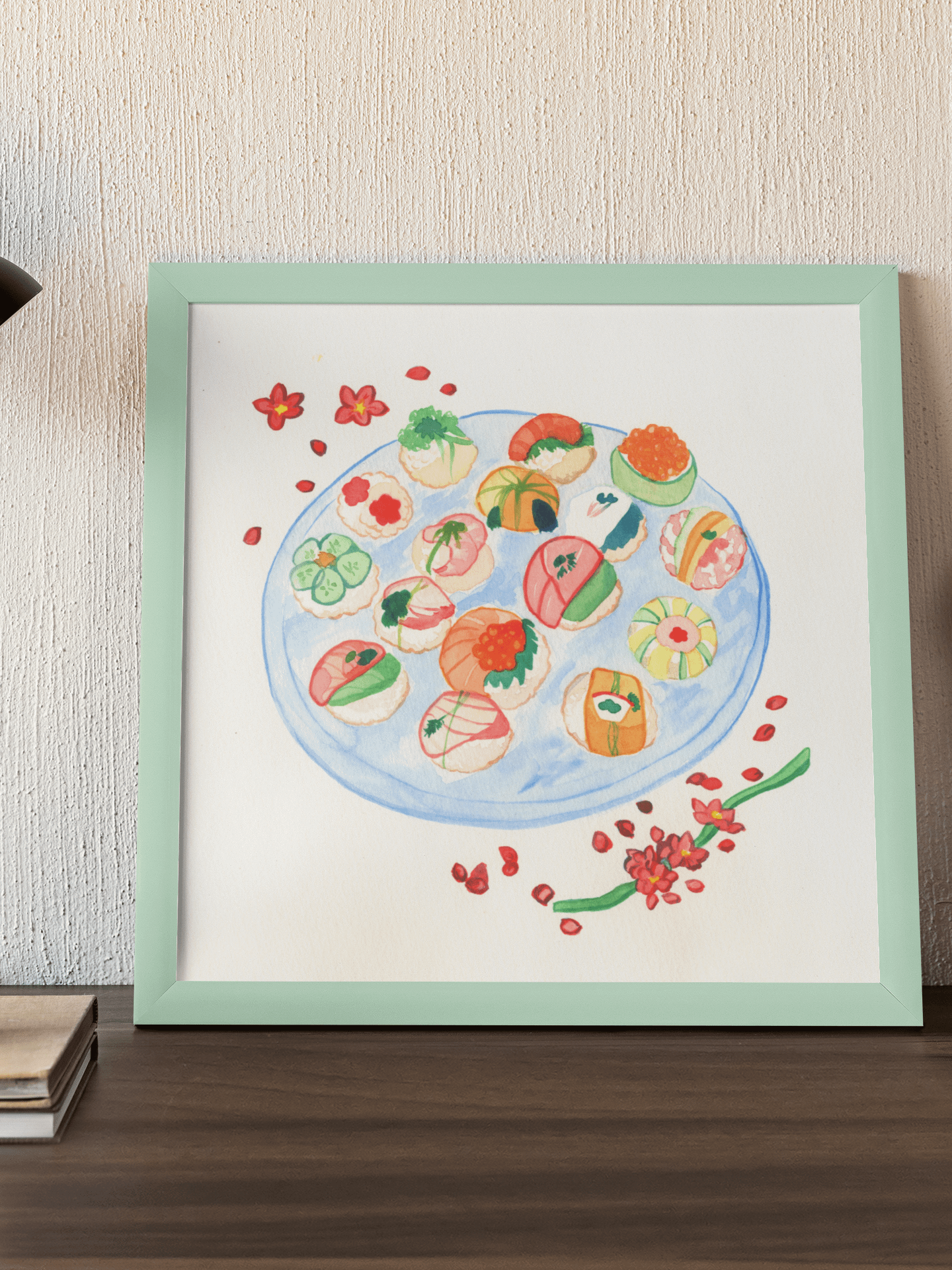 Plate Of Sushi Art Print product image (1)