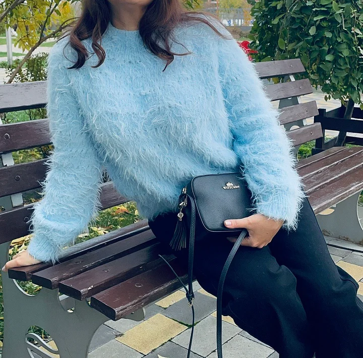 Схема вязания Свитер «Айра» — легкость, которую можно надеть /цифровая загрузка/скачать в формате pdf. Язык: Русский Украинский product image (1)