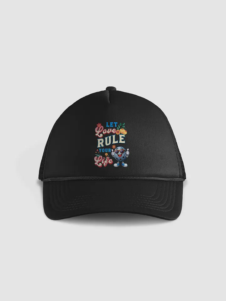 Let Love Rule Your Life Bowling Foam Trucker Hat product image (1)