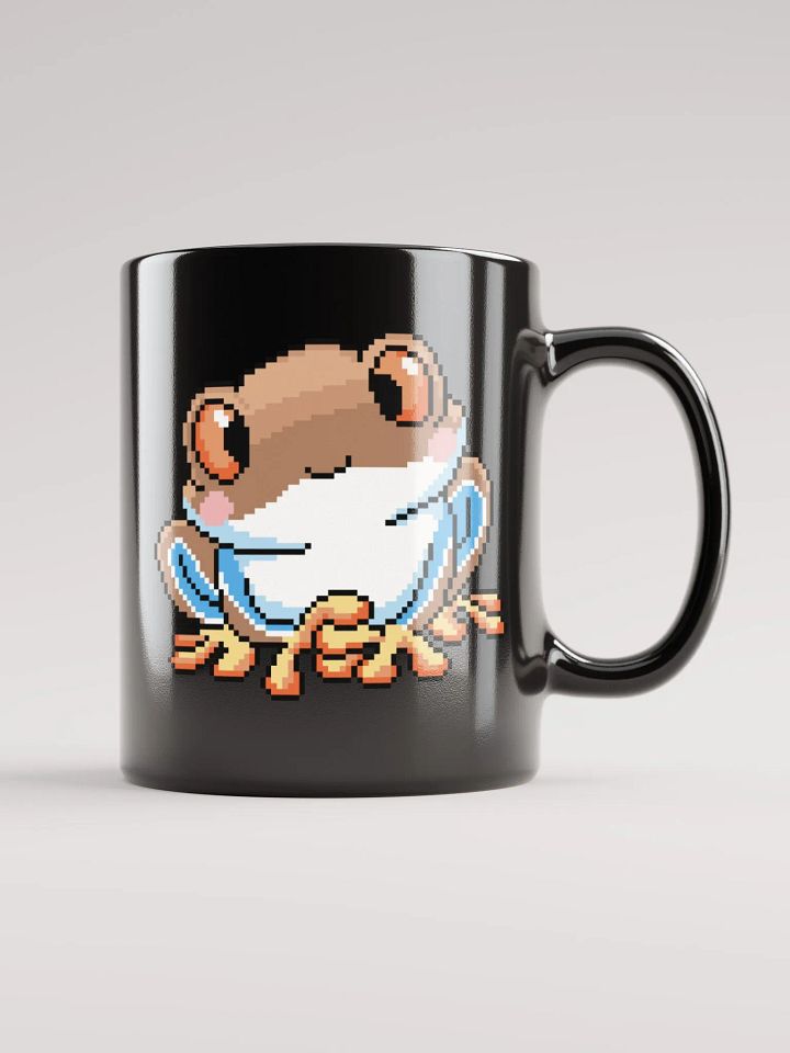 Brown Rip the Frog Black Glossy Mug product image (2)
