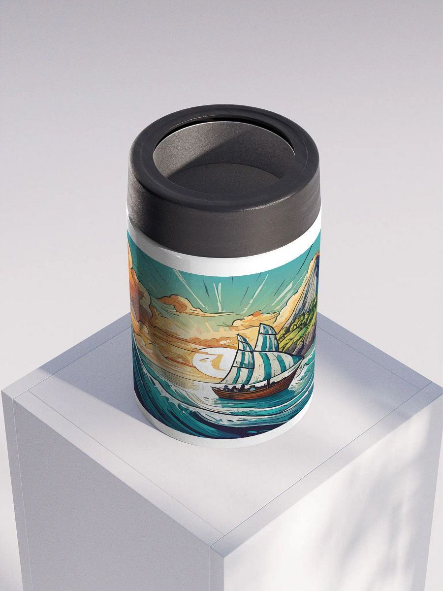 Summer Wind Charters: Island Sail Steel Beer Holder product image (4)