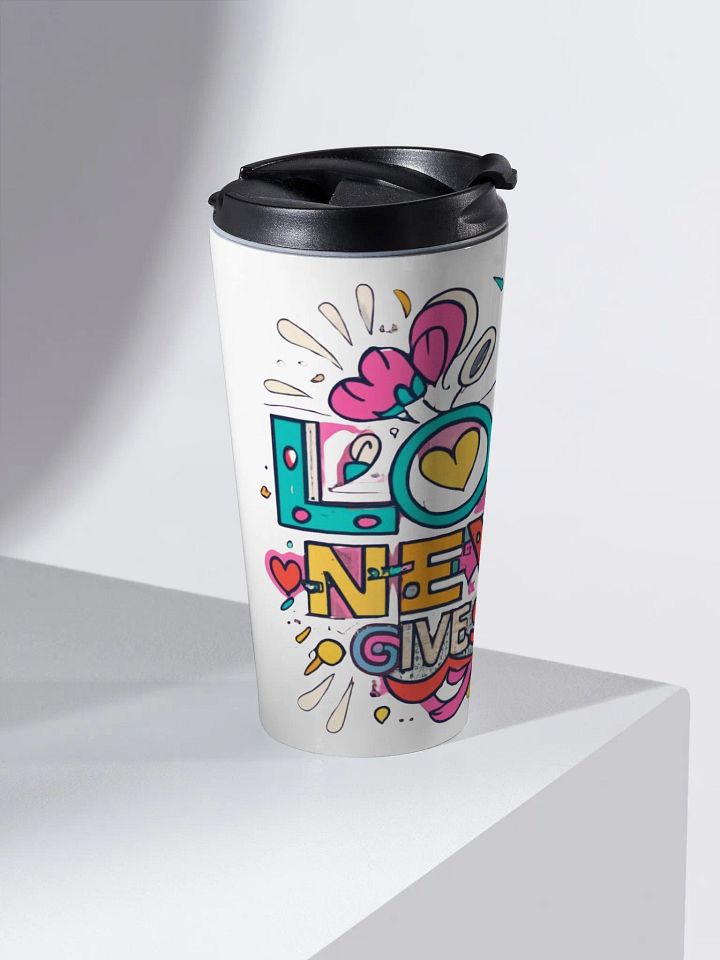 Love Never Gives Up Travel Mug product image (2)