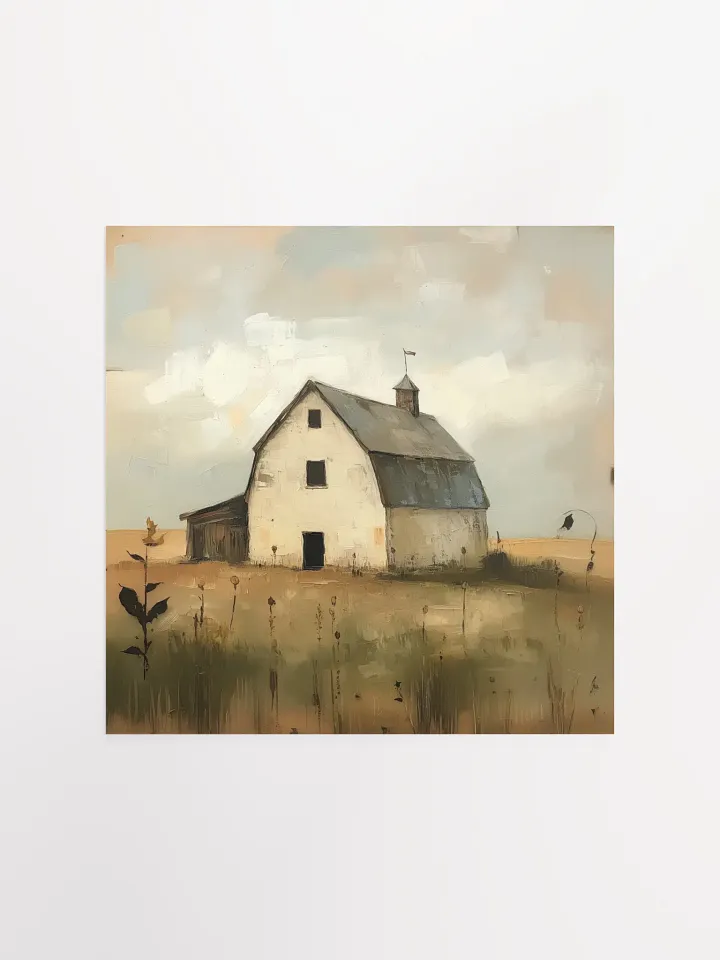 Farmhouse Sky: Weathered Barn Art Print product image (1)