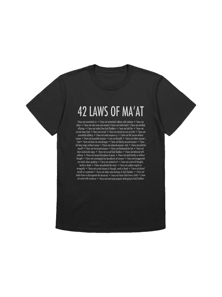 42 LAWS OF MA'AT - Unisex T-Shirt product image (1)