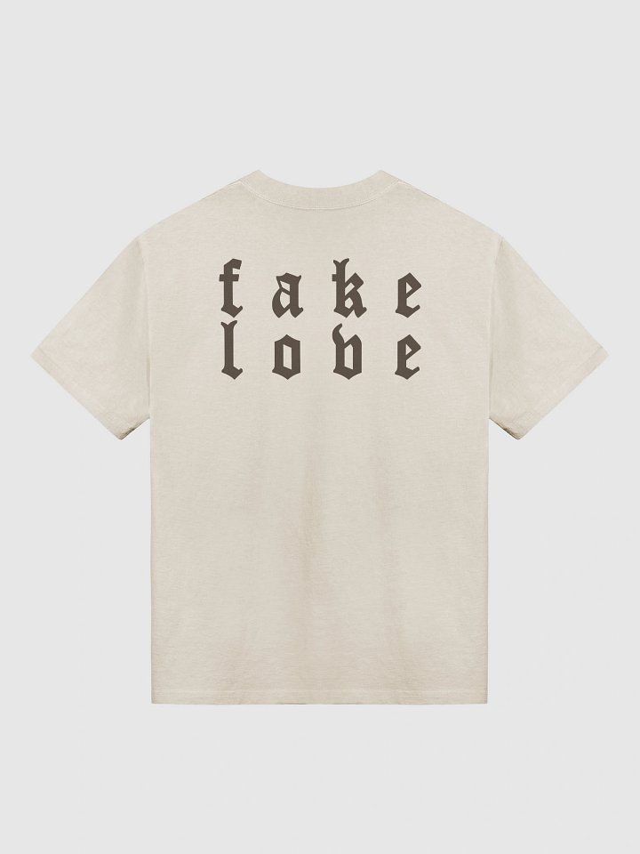 Fake Love Oversized Faded Tee product image (5)