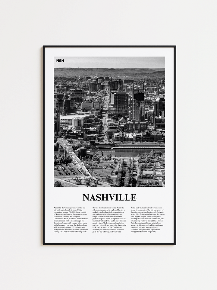 Nashville 01 Newspaper Poster product image (1)