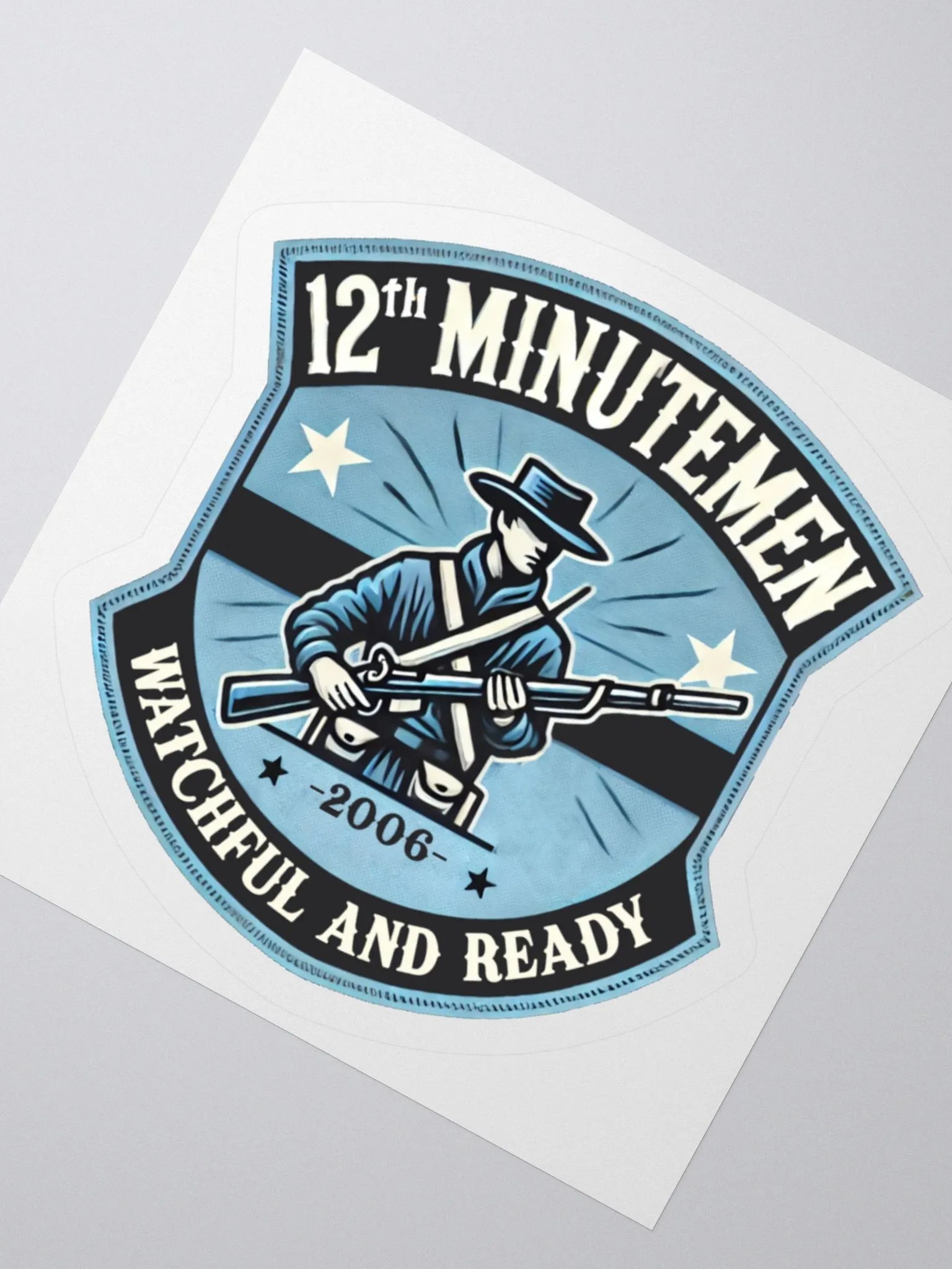 12th Minutemen Sticker product image (4)