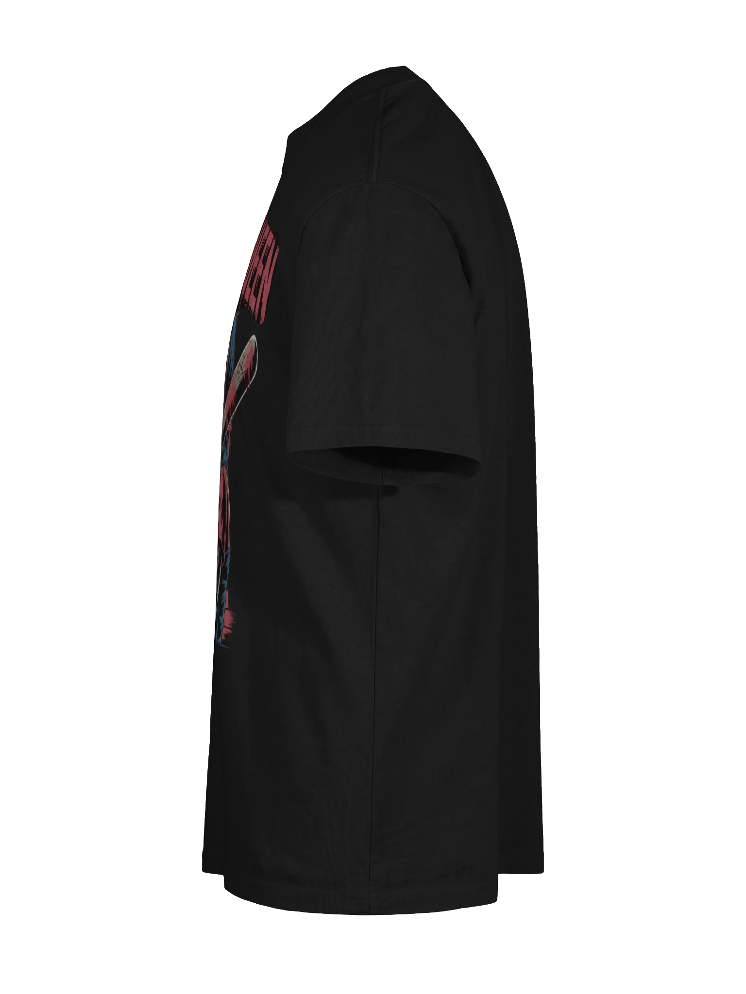 Harley Quinn 'Chaos is Queen' Bat-Wielding Rebel Oversized Faded T-Shirt product image (10)