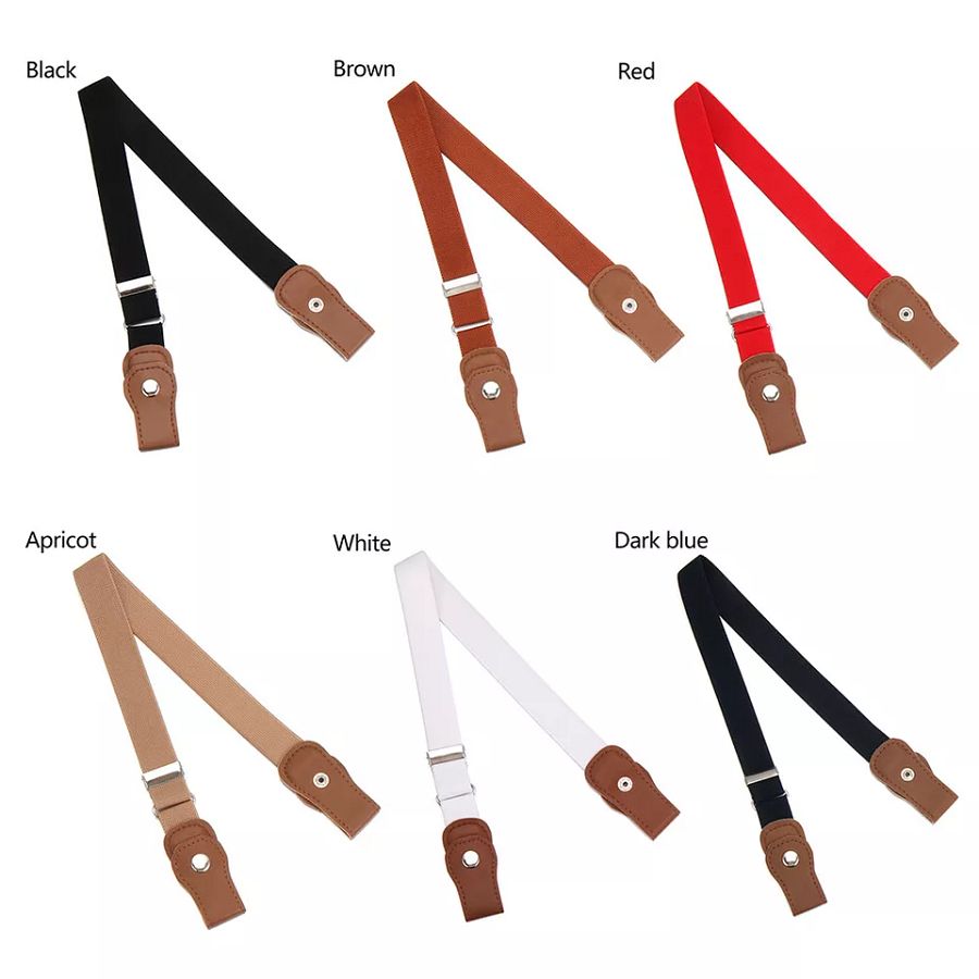 and Girls Jeans Pants Buckle-Free Belt Waist Belt Kids belts Stretch Canvas product image (5)