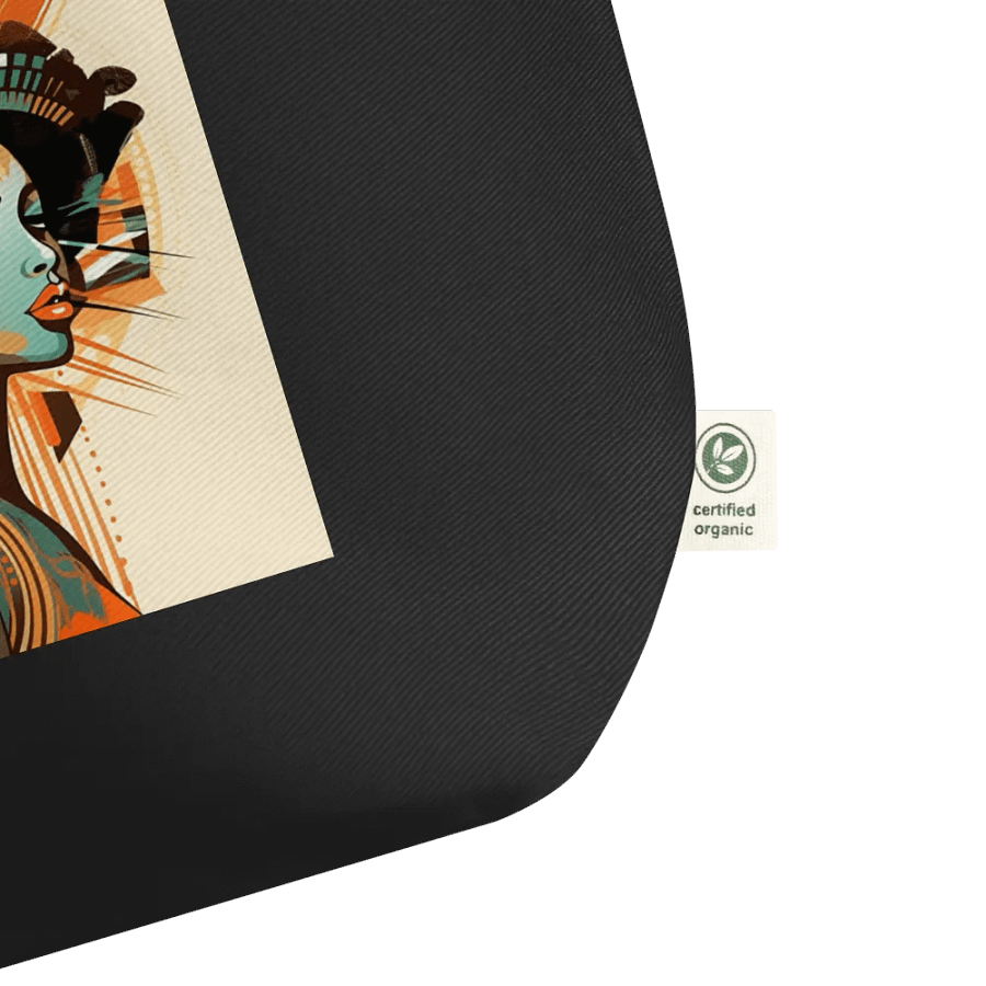 Afrocentric Art Tote Bag, Colorful African Queen Print, Large Canvas Shopper, Durable Carryall, Unique Cultural Accessory product image (3)