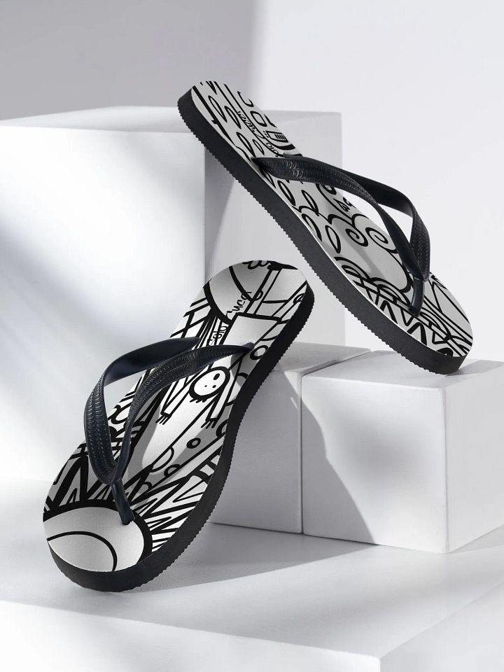 Comic Bliss Sublimation Flip-Flops product image (2)