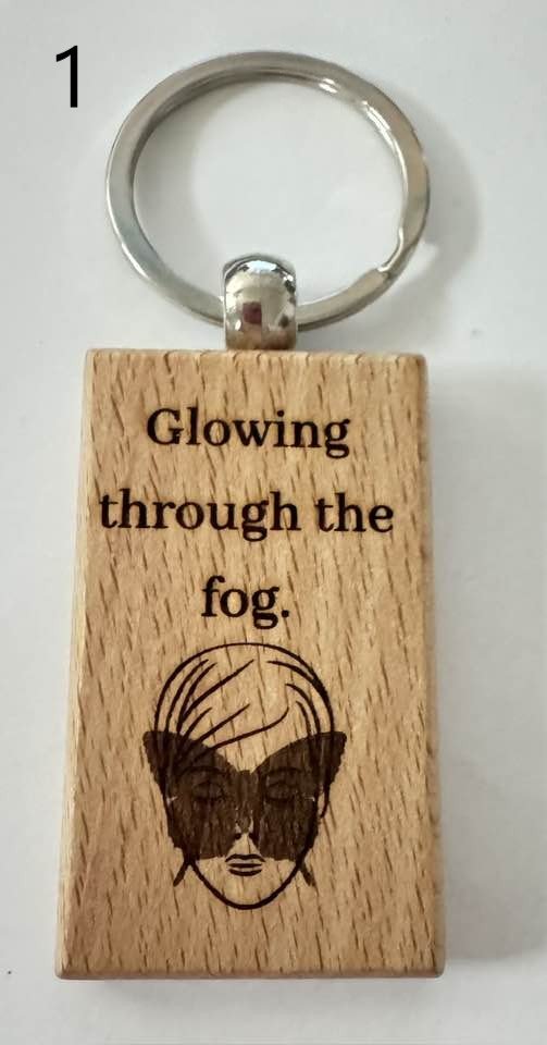 Wooden Engraved Illness Awareness Keychains | Chronic Pain, Cancer, & More  (6) product image (1)
