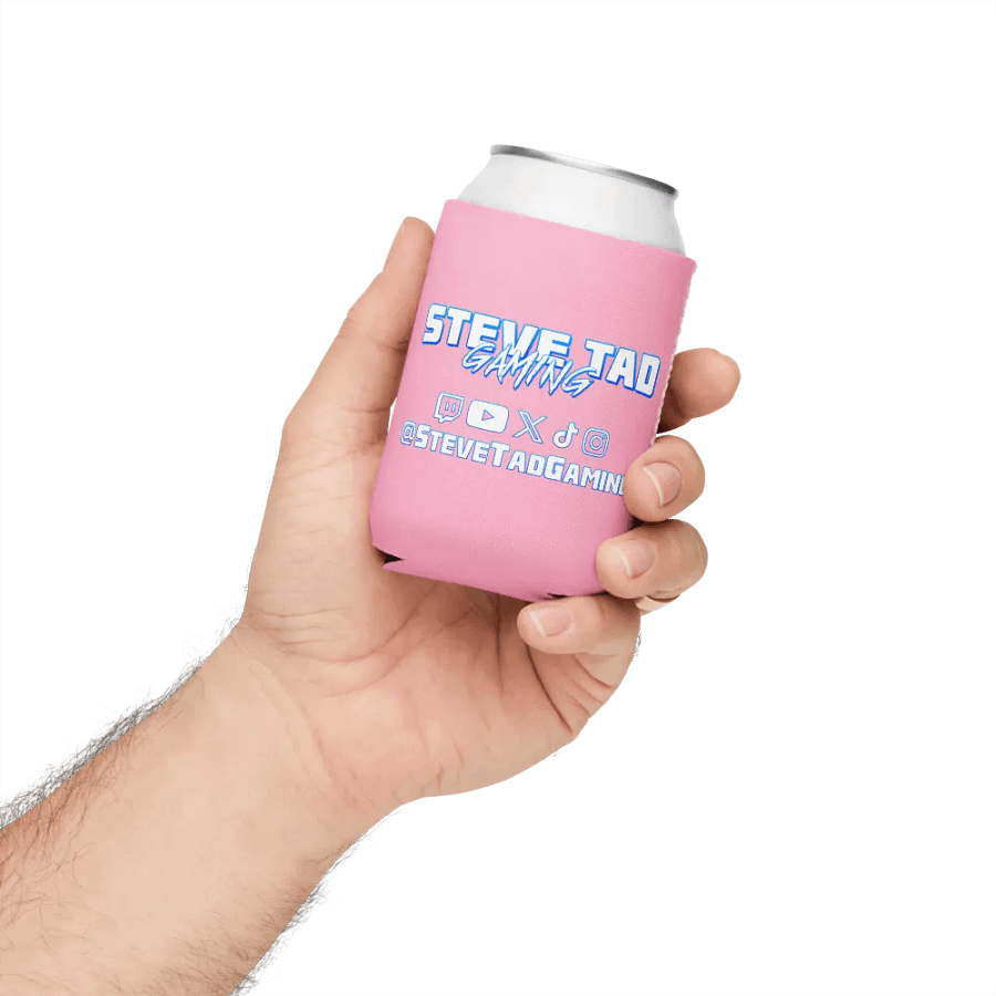 Steve Tad Gaming Pink Can Coozi product image (4)