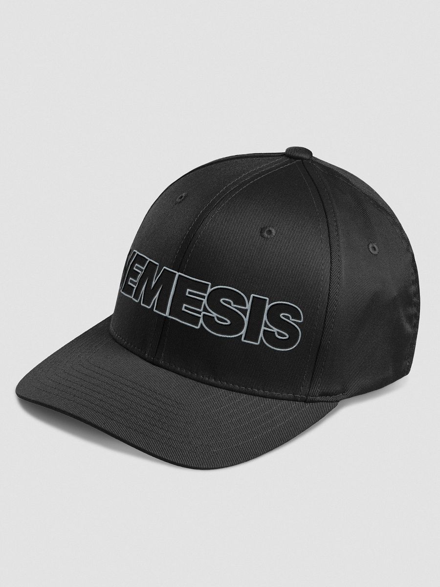 Nemesis BLK Text Fitted Cap product image (2)