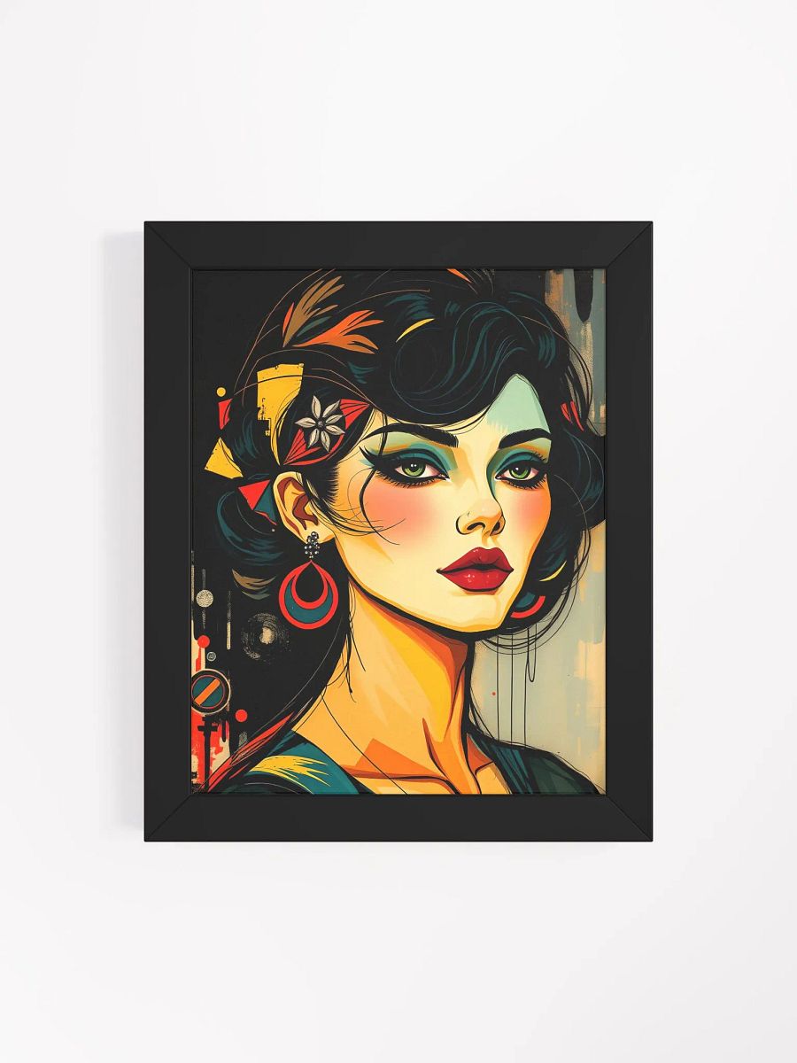 Vibrant Ayous Wood Framed Matte Poster product image (24)