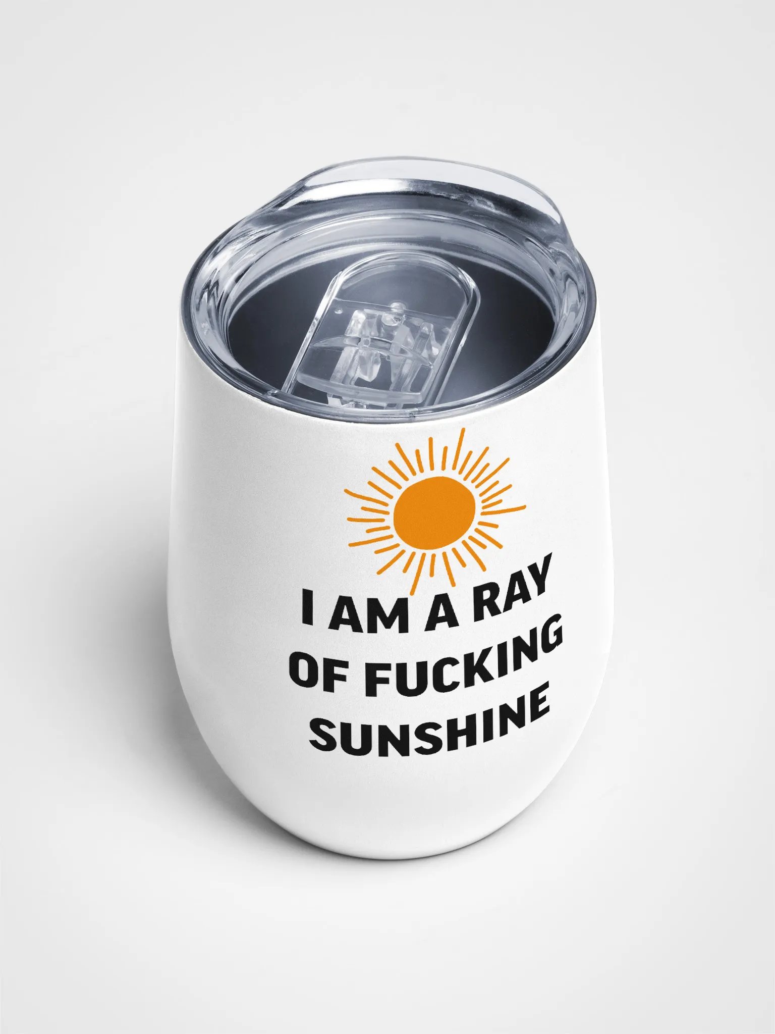I am a Ray of Fucking Sunshine - Wine Tumbler product image (4)