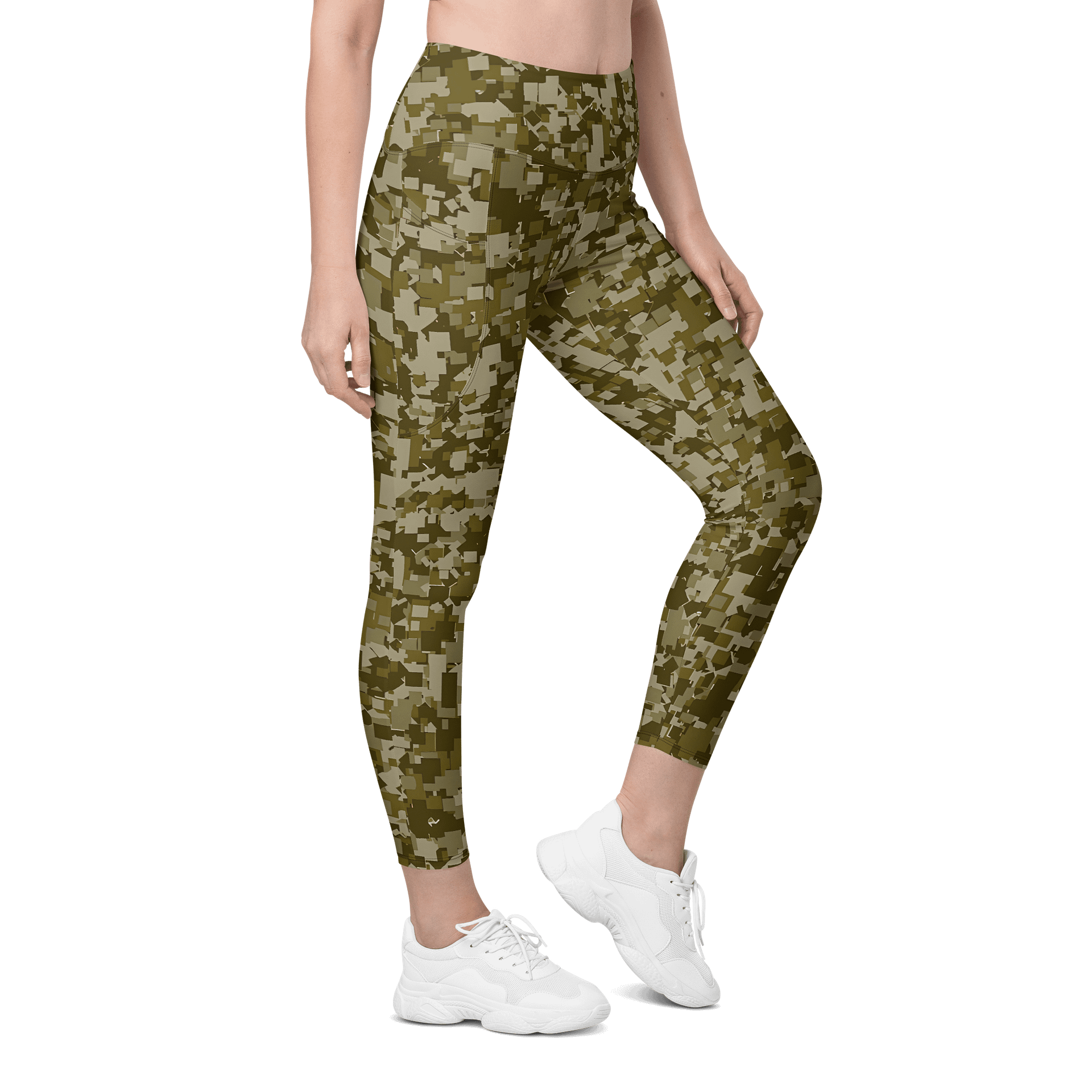 WhamBlam Camo All-Over Leggings with Pockets product image (5)
