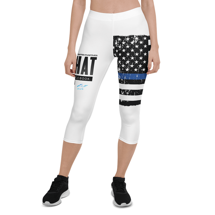 Nik The Hat | White Leggings – Summer ’25 BACK THE BLUE Edition product image (2)