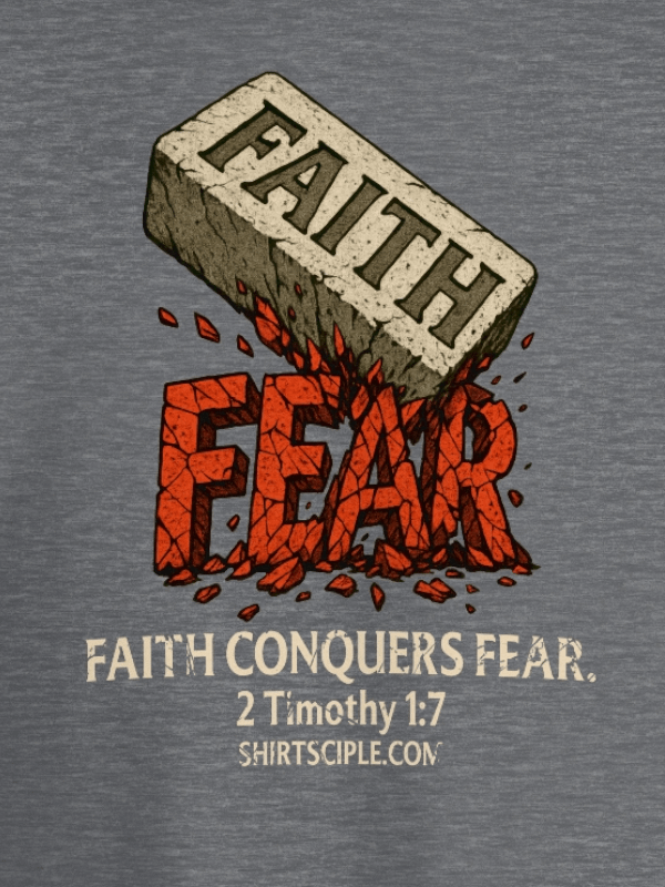 Faith Conquers Fear T-Shirt product image (2)
