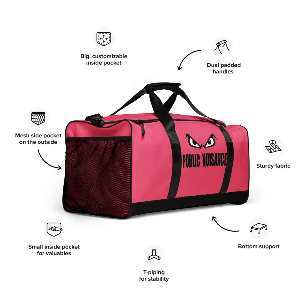 Public Nuisance: Pink Duffle Bag product image (10)