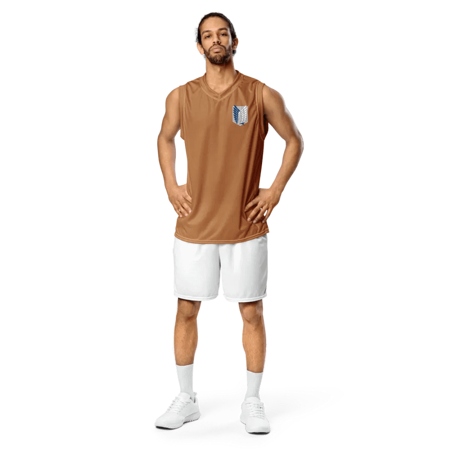 Attack on Titan Scout Regiment Logo Basketball Jersey product image (3)