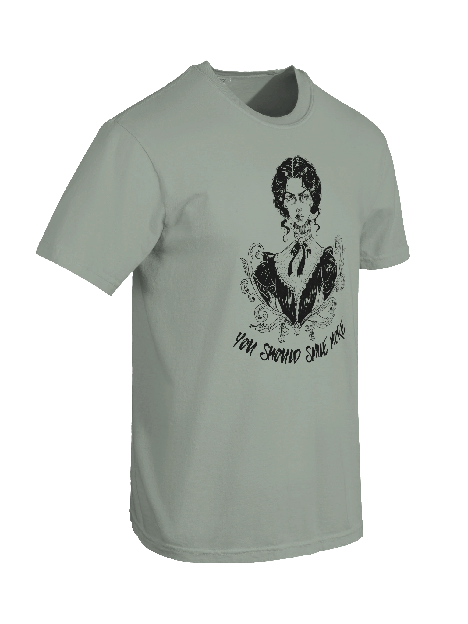 "SMILE MORE" Comfort Color T-Shirt (Design #3) product image (4)