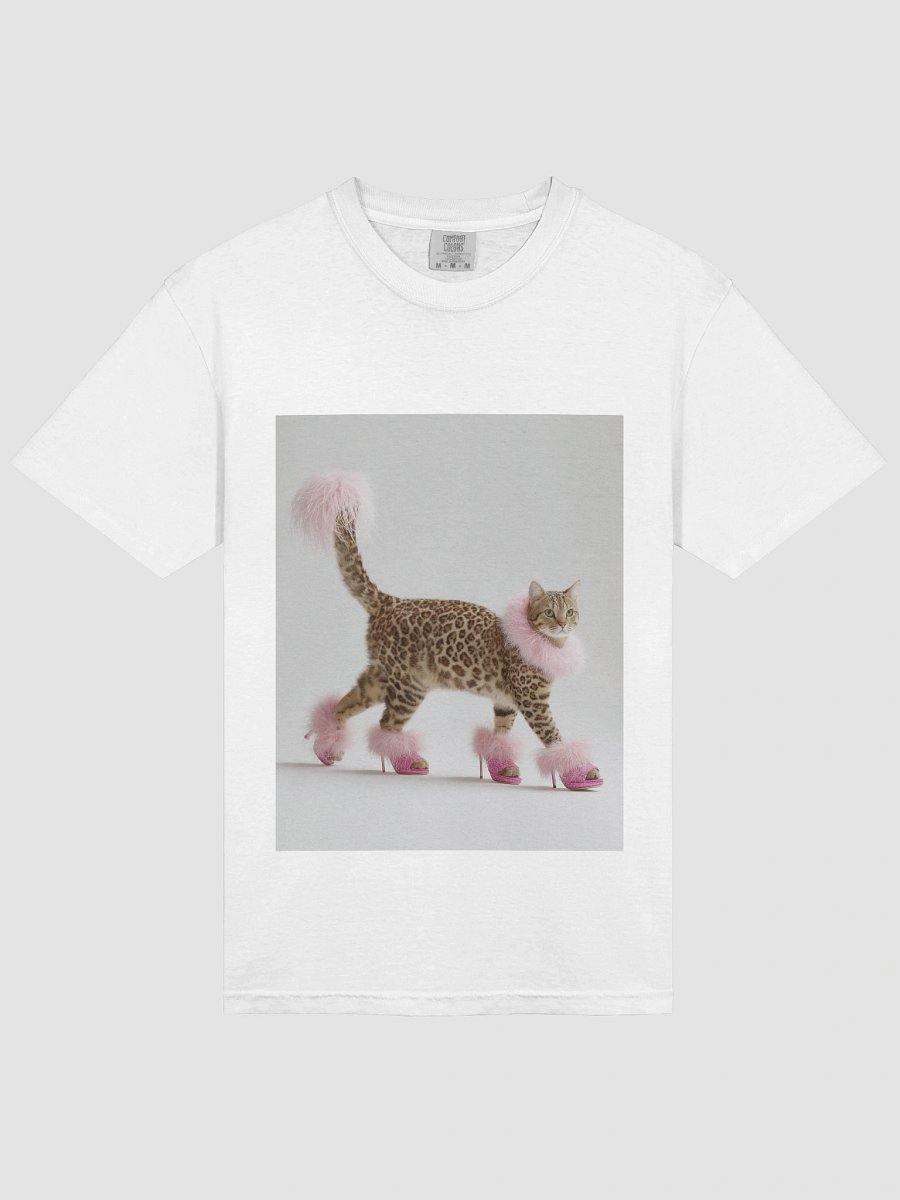 Glam Cat - Garment-Dyed Heavyweight T-Shirt product image (3)
