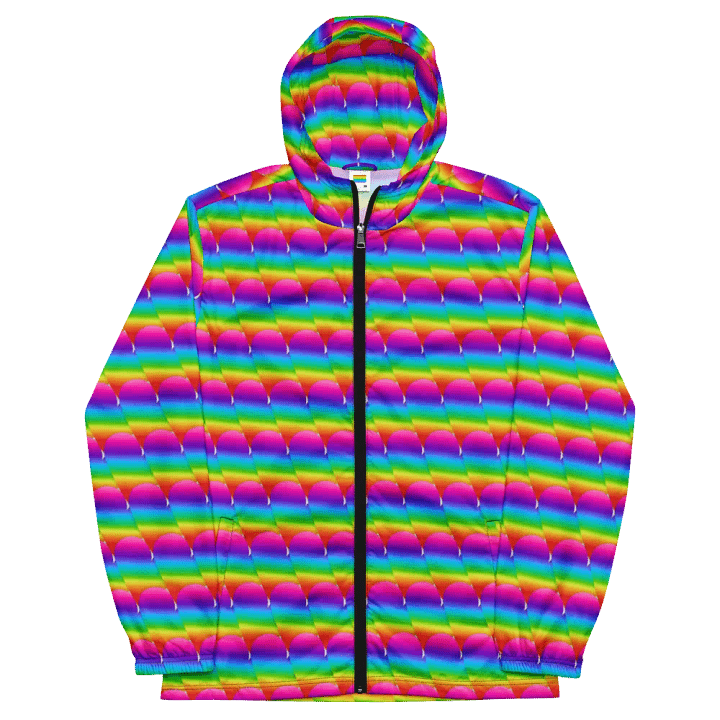 Rainbow Heart Windbreaker product image (2)