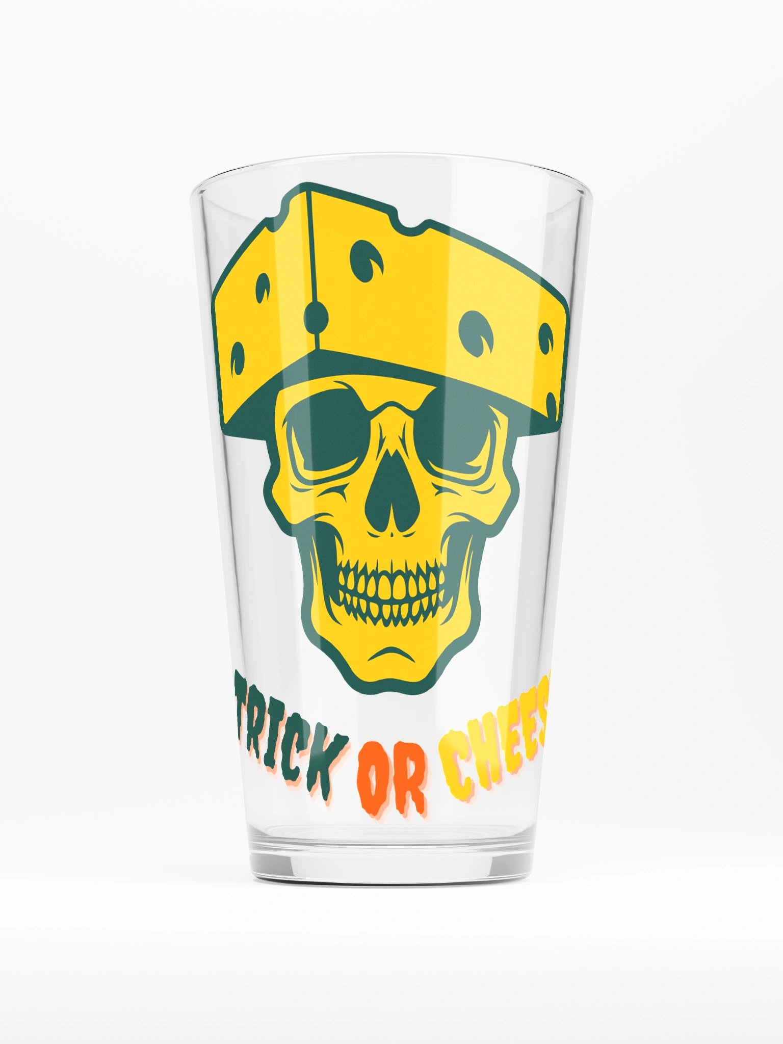 Trick or Cheese Shaker Pint Glass product image (1)